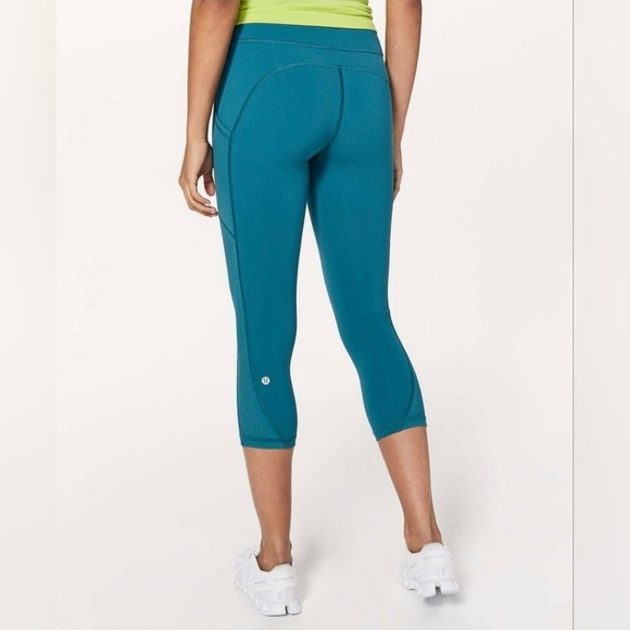 Lululemon Ready To Race Crop *21" Deep Cove - Picture 2 of 8